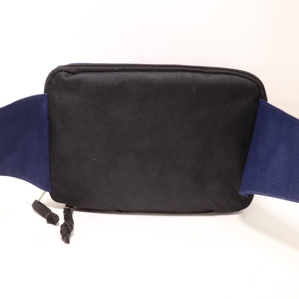 Trail Maker Fanny Pack Unisex Black Blue Nylon Purse Pouch Bag Adjustable Strap - Picture 4 of 15